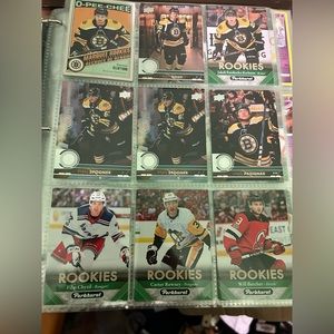 9 Assorted NHL hockey cards